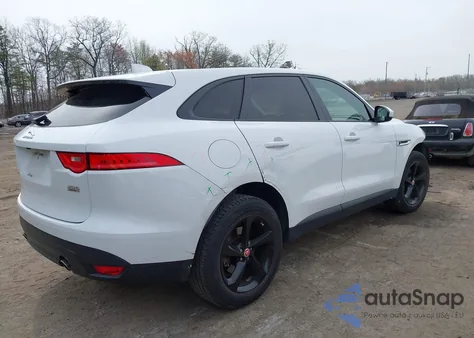 2018 Jaguar F-Pace 25T Premium z USA, uszkodzony, nr VIN SADCJ2FX7JA295057
